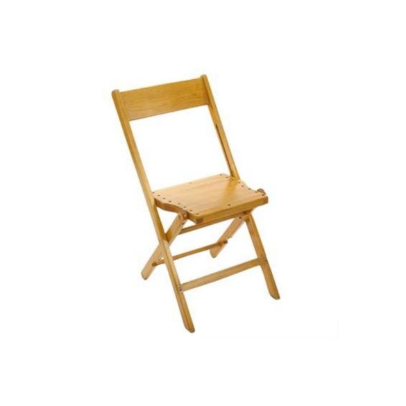 Folding Wood Chair Rustic
